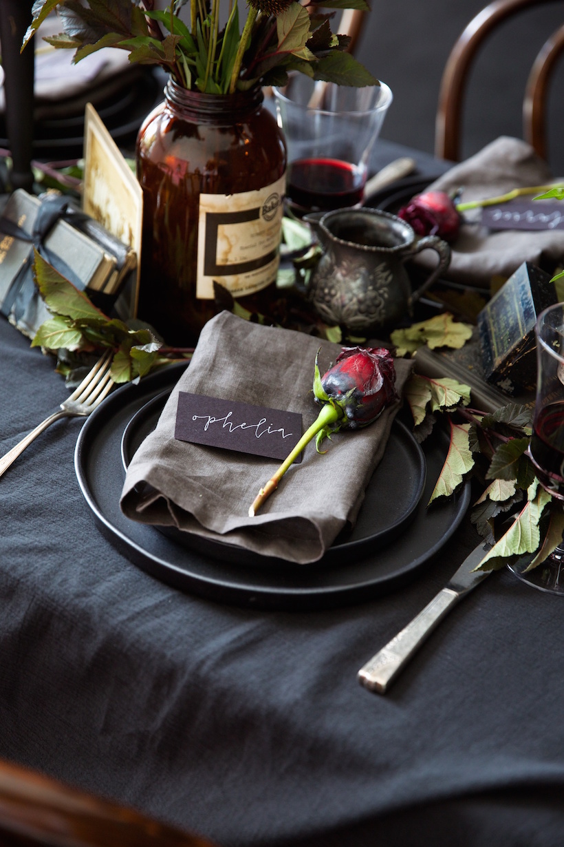 A Spine-Chilling But Chic Halloween Dinner Party
